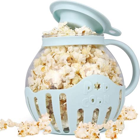 Popcorn Maker Microwave Snack Popcorn Air Poppers 2.25 Quart Popcorn ...