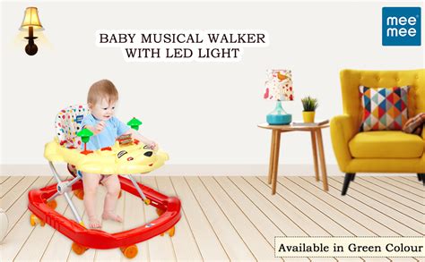 Buy Mee Mee 360° Baby Activity Walker | 3 Level Adjustable Height, Foot ...