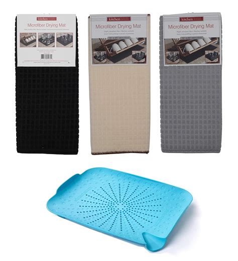 Buy Store2508 Microfiber Reversible Dish Drying Mat (Pack of 3) (38 * ...