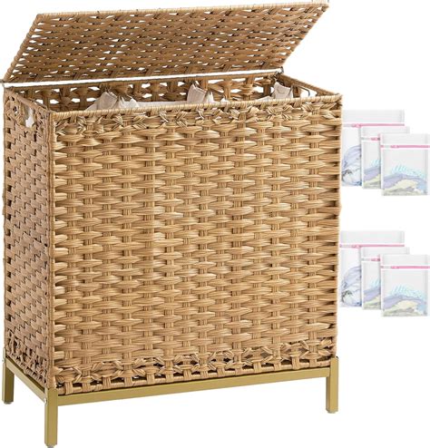 Laundry Hamper with Lid 132 L, (35 Gallons) Clothes Hamper with Lid ...