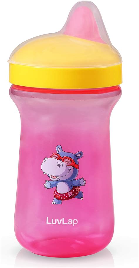 Buy LuvLap Happy Hippo Hard Spout Sipper for Infant/Toddler, 300ml ...
