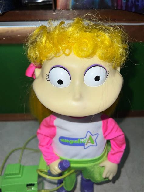 Viacom 2000 Nickelodeon Rugrats Angelica Sing N Swing Karaoke Doll ...