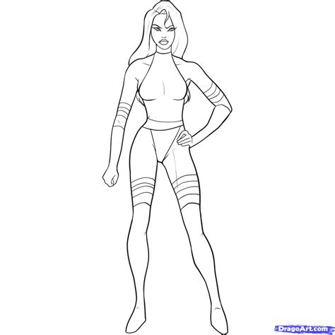 Printable Female Body Outline - Printable Word Searches