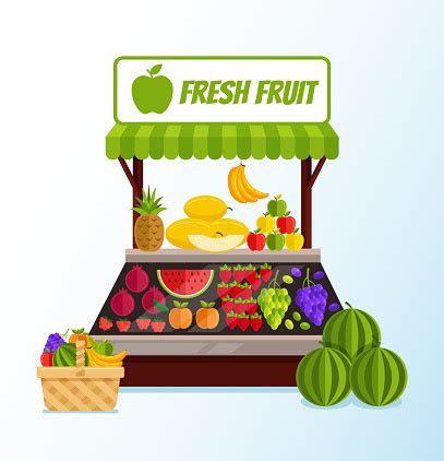 Fruit Store Cartoon 的图像结果