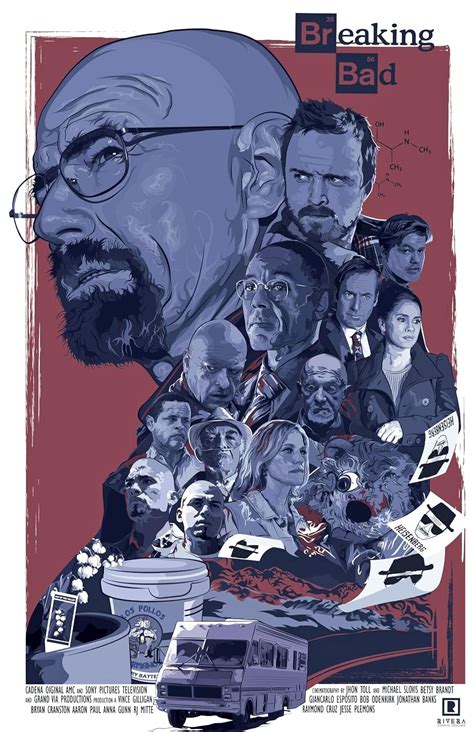 Tallenge - Breaking Bad - Bryan Cranston - Walter White - TV Show Art ...