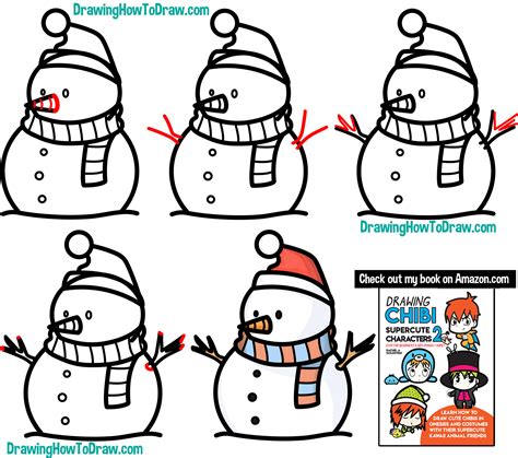 Snowman Drawing For Kids - Drawing Tips Guide