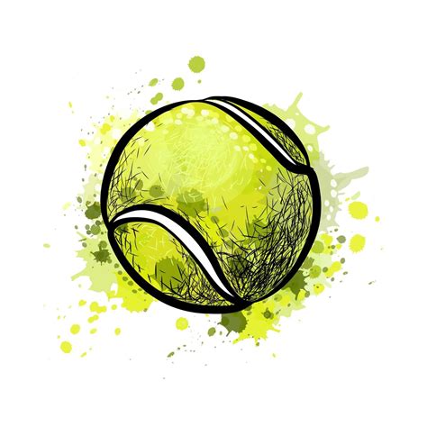 Drawing Of Tennis Ball - Drawing Improvement Challenges