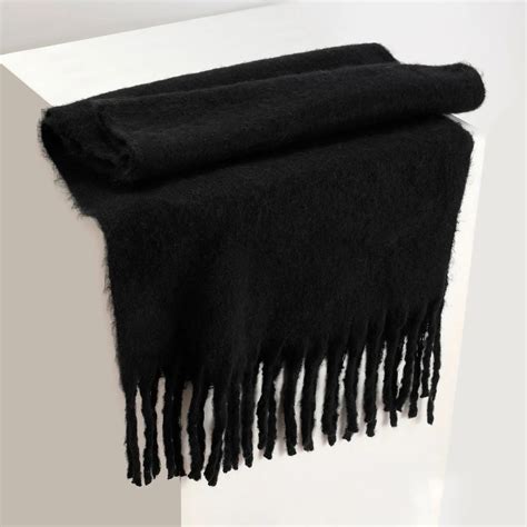 Cloud Winter Scarf For Men - Black | Salty – Salty Accessories