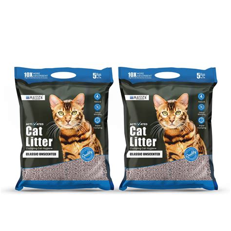 Maissen Bentonite Activated Classic Quick-Clumping Cat Litter, 5 Kgs ...