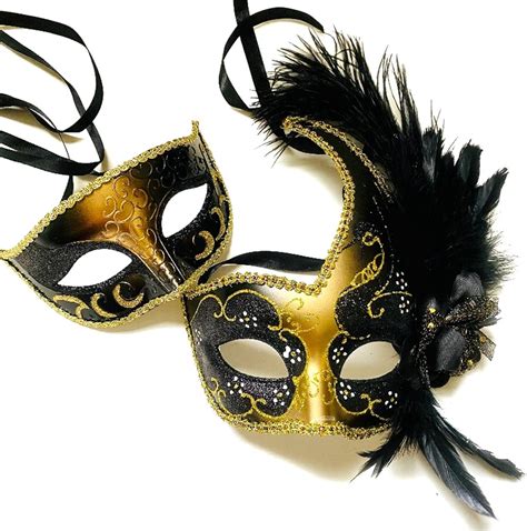 Gold Masquerade Ball Masks