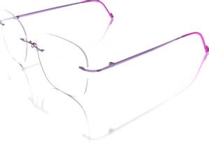 SAM AND MARSHALL Rimless Square Frame Price in India - Buy SAM AND ...