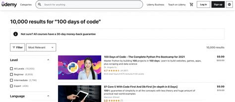 Image result for 100 Days Code Challenge Python Udemy
