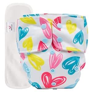 Buy Mylo Leak-Proof Baby Cloth Diaper Combo (1 Diapers + 1 Inserts ...