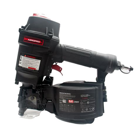 AeroPro MCN55 15-Degree Pneumatic Coil Pallet Nailer -1-inch to 2-1/4 ...