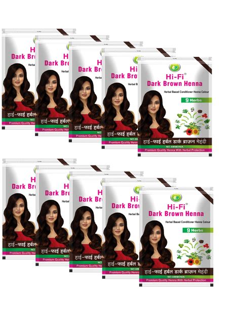 Buy HI-FI India Natural al Conditioner Henna Colour | Amonia Free Hair ...