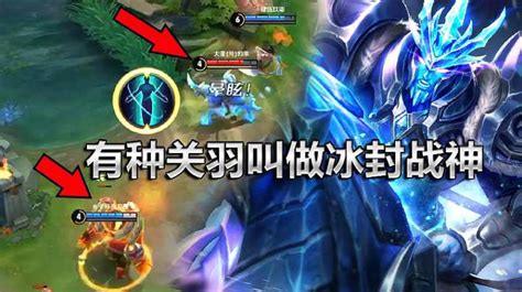 嘴强王者TOP10：有一种关羽叫冰封战神！就一个字秀！,游戏,MOBA,好看视频