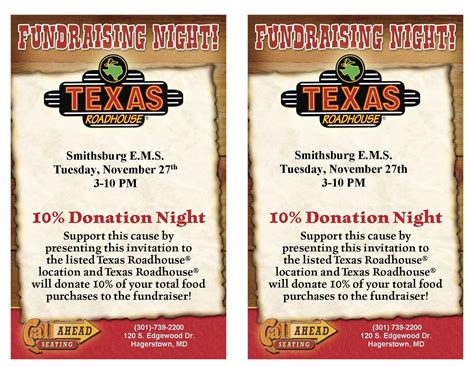 Texas Roadhouse Fundraiser for SEMS