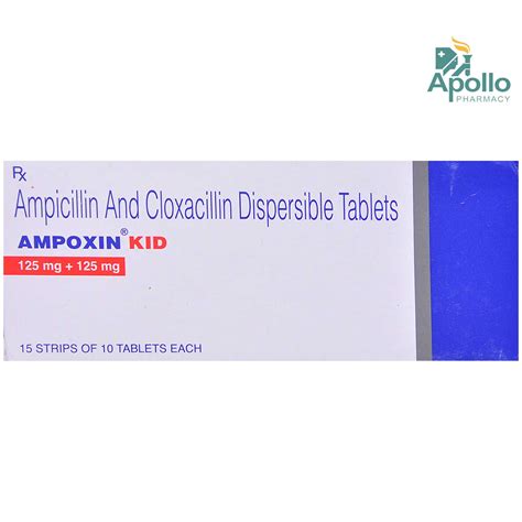 AMPOXIN KID 125MG TABLET Price, Uses, Side Effects, Composition ...
