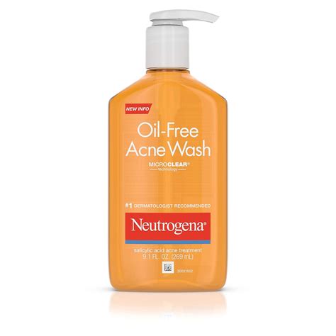 Buy Neutrogena Acne Wash, Oil-Free, 4.2 Oz., 269 ml (Pack of 1) (SG ...