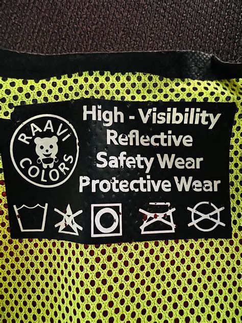 Raavi colors reflective Safety Jacket in Green three side open free ...