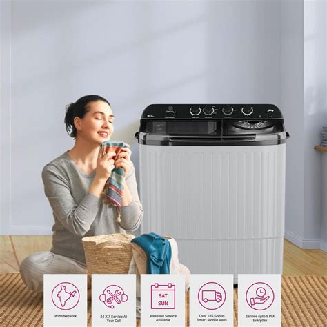 Buy Godrej WS EDGE UNO 120 5.0 PB4 MIGR 12kg Semi-Automatic Top Load Washer
