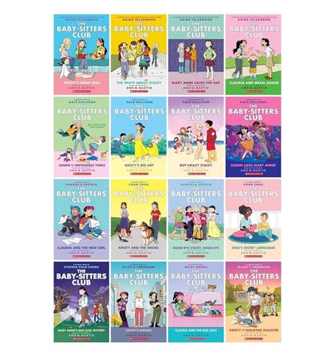 The Baby-Sitters Club Series Graphic Novels Collection Set, Books 1-16 ...