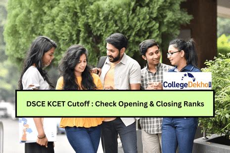 DSCE KCET Cutoff Previous Year Opening & Closing Ranks | CollegeDekho