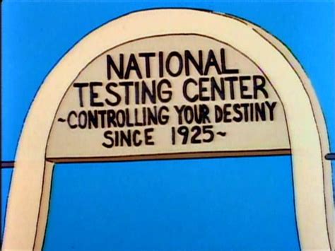 Image result for The Simpsons Testing