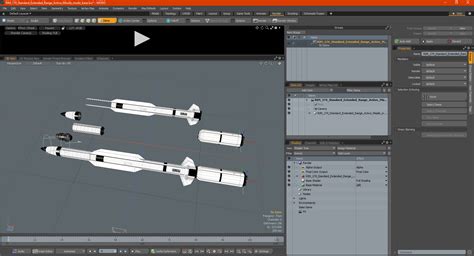 3D RIM 174 Standard Extended Range Active Missile | 3D Molier International