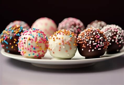 Photo of colorful lollipops with sweet candies | Premium AI-generated image