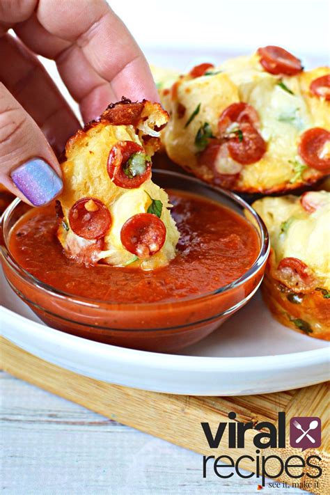 TikTok Pizza Bites - 44 Million People LOVE this recipe! | Salty Side Dish