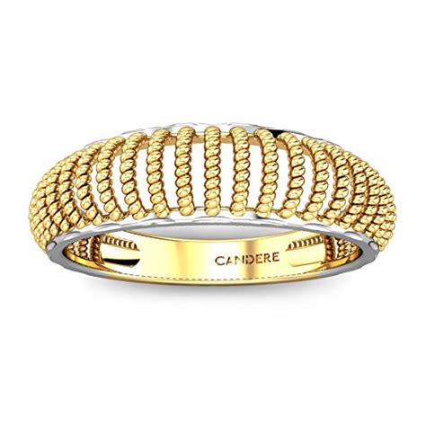Candere By Kalyan Jewellers 18KT Yellow Gold Ring for Women : Amazon.in ...