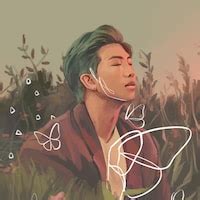 Buy BTS RM | Namjoon Fanart | BTS Prints Online in India - Etsy