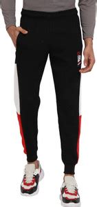 V-MART Colorblock Men Black, Black Track Pants - Buy V-MART Colorblock ...