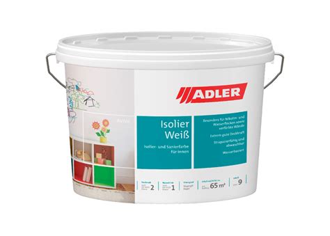 Adler Aviva Isolier-Weiß СТ / Белая изолирующая краска для стен и потолков