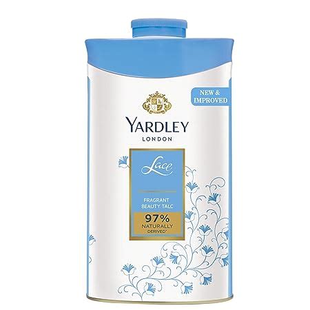 Yardley London Lace Perfumed Talc for Women, 250g powder : Amazon.in ...