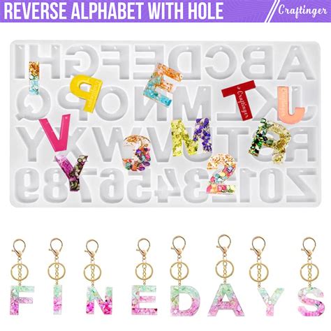 Reverse Pouring Alphabet Mould – Craftinger
