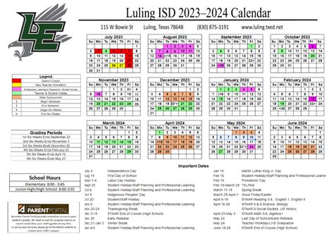 Psjaisd Calendar