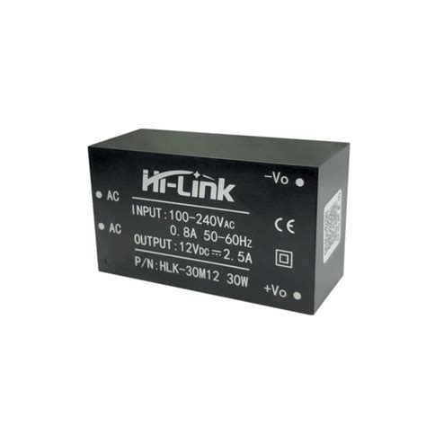HLK-30M12 Hi-Link 12V 30W AC to DC Power Supply Module buy online at ...