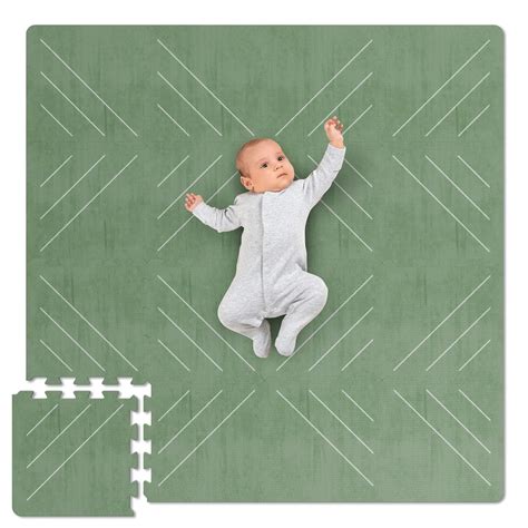 Amazon.com : Stylish Foam Baby Play Mat for Your Girl or Boy - Soft ...