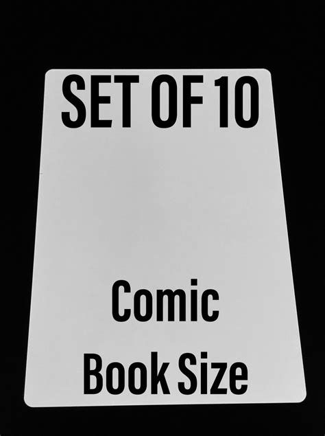 Comic Book Size 6 5/8" X 10 1/4" Sublimation Aluminum Blanks - Etsy