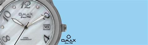 Omax Analog Round 24mm White Dial Watch with Date Japanese Movement for ...