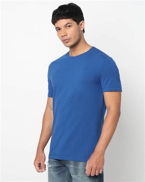 Slim Fit Crewneck T-Shirt with Signature Branding