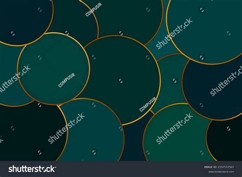 Luxury Wallpaper Golden Royal Green Color: ภาพประกอบสต็อก 2157572507 ...