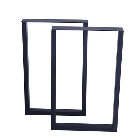 Womio 2Pcs Metal Furniture Legs Rustic Decory Square Tube Table Legs ...