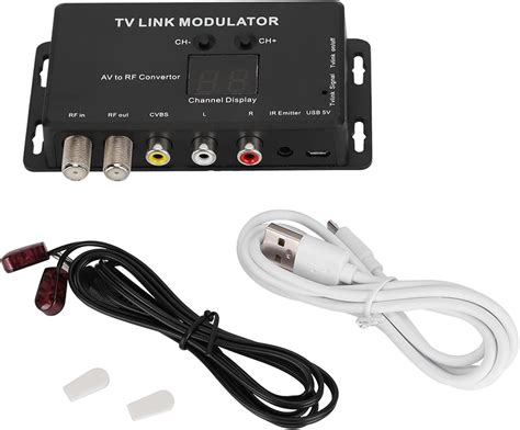 Dpofirs UHF Modulator: AV to RF Converter with IR India | Ubuy