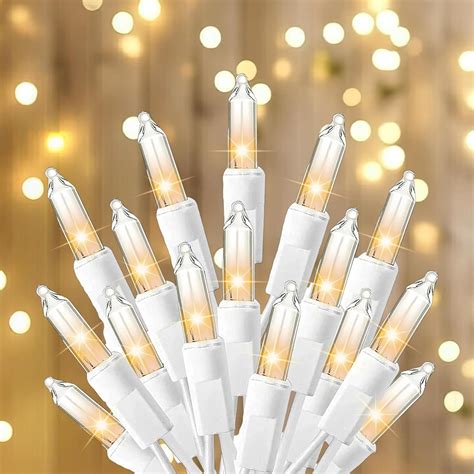Amazon.com: TW SHINE Warm White Christmas Lights, 20FT 100 Count ...