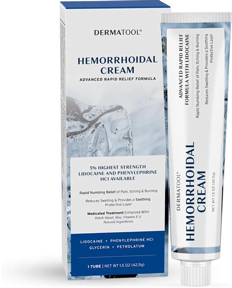 Amazon.com: Hemorrhoid Treatment - Advanced Hemorrhoid Cream 5% ...
