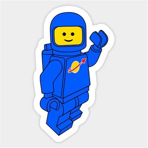 Spaceman! (Blue) by kartofski | Lego stickers, Funny stickers, Cute ...