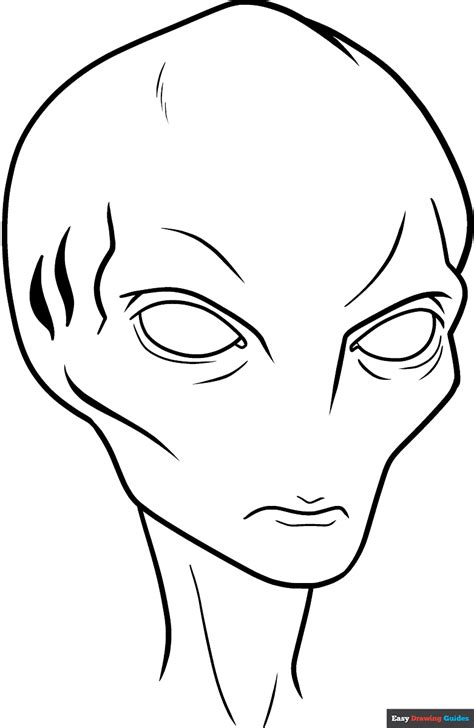 Image result for Alien Head Drawing Easy